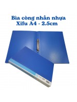 Bìa còng nhẫn nhựa Xifu A4 2,5cm 